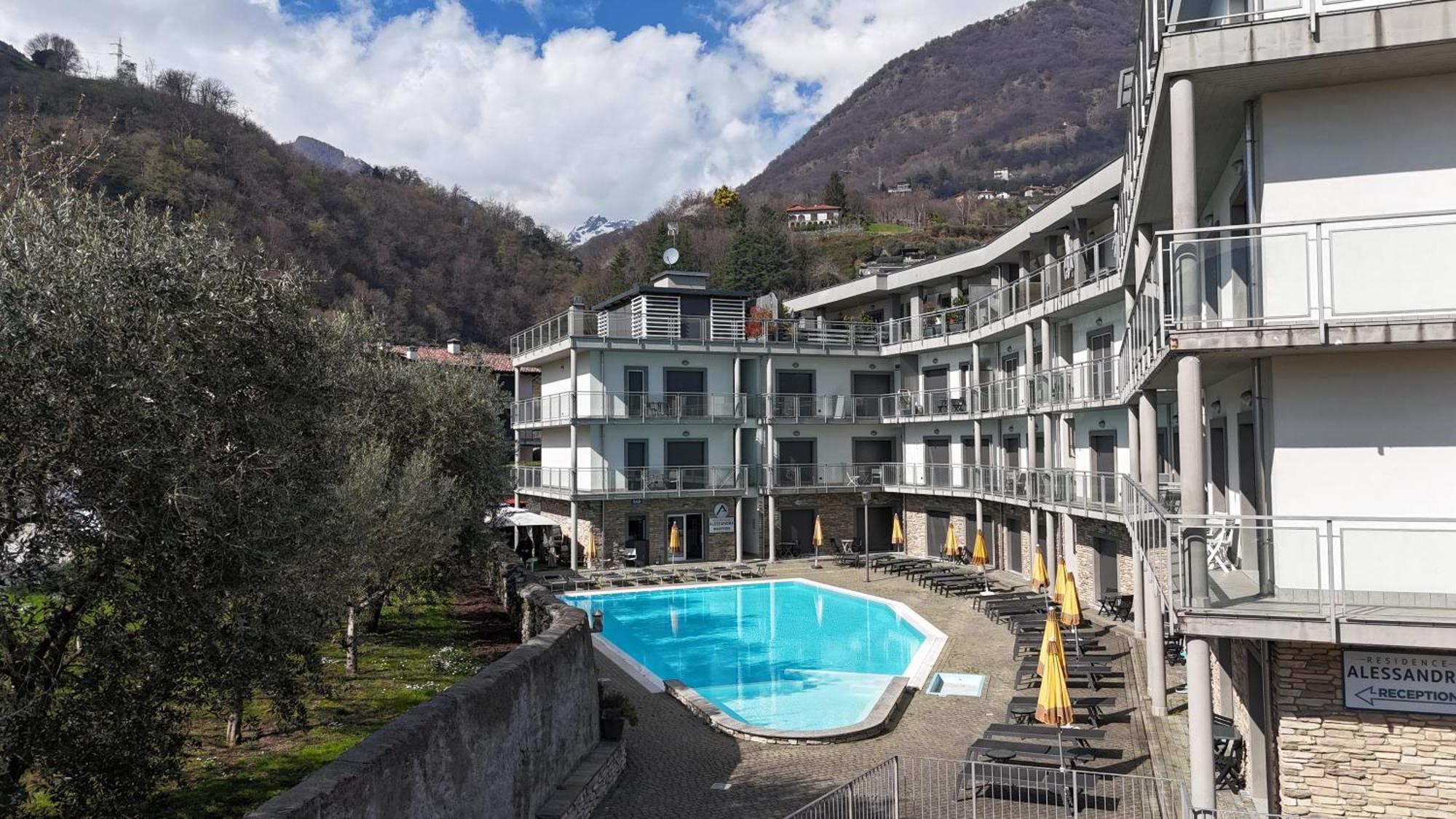 Hotel Residence Alessandra Domaso Exterior foto